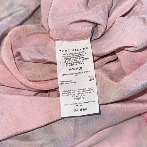 🔥🔥🔥NEW Marc Jacobs 1930s Silk Printed Midi Dress - Picture 9 of 9